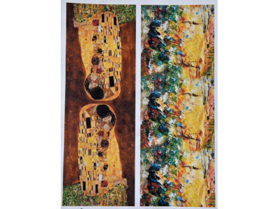 Mooie soepele glanzende sjaal, Gustav Klimt
